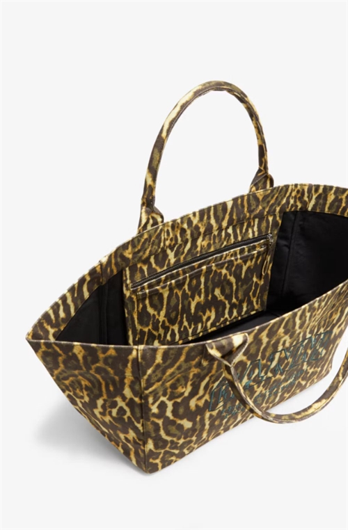 GANNI C2080041 XXL EASY SHOPPER PRINTED GRADIENT LEO LEMON GRASS